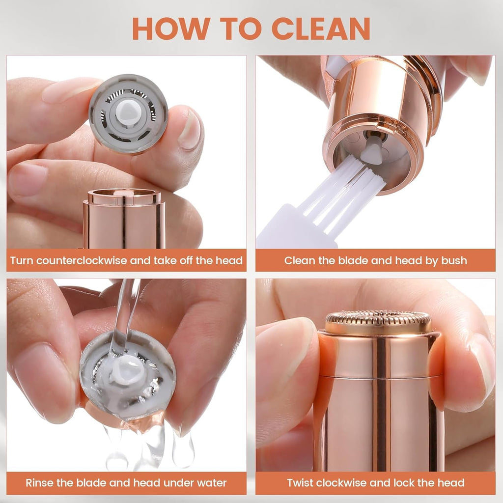 Facial Hair Remover for Women – Rechargeable & Painless Grooming - 7