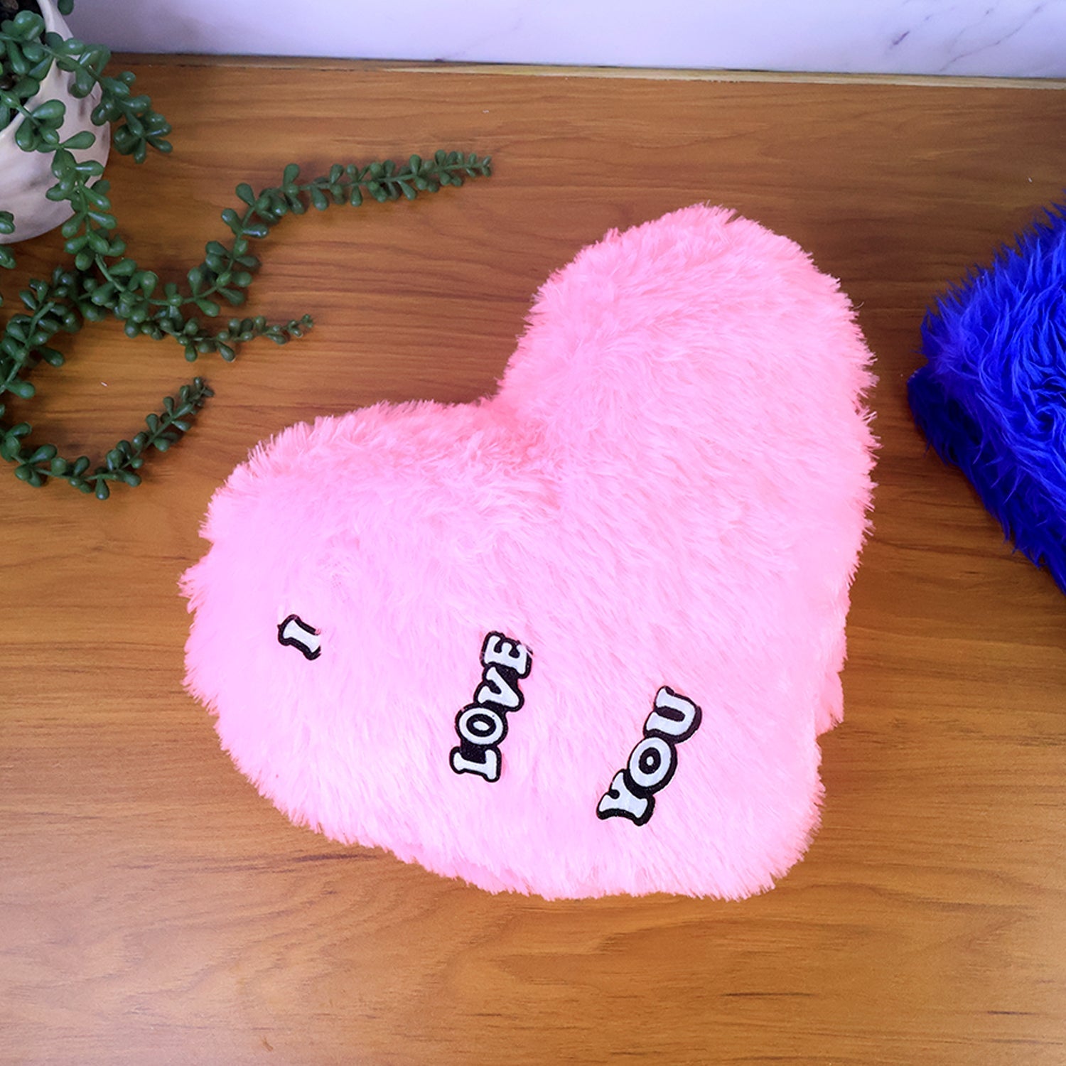 Heart Shape Plush Cushion – Soft & Romantic Love Pillow - 3