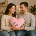 Heart Shape Plush Cushion – Soft & Romantic Love Pillow - 4