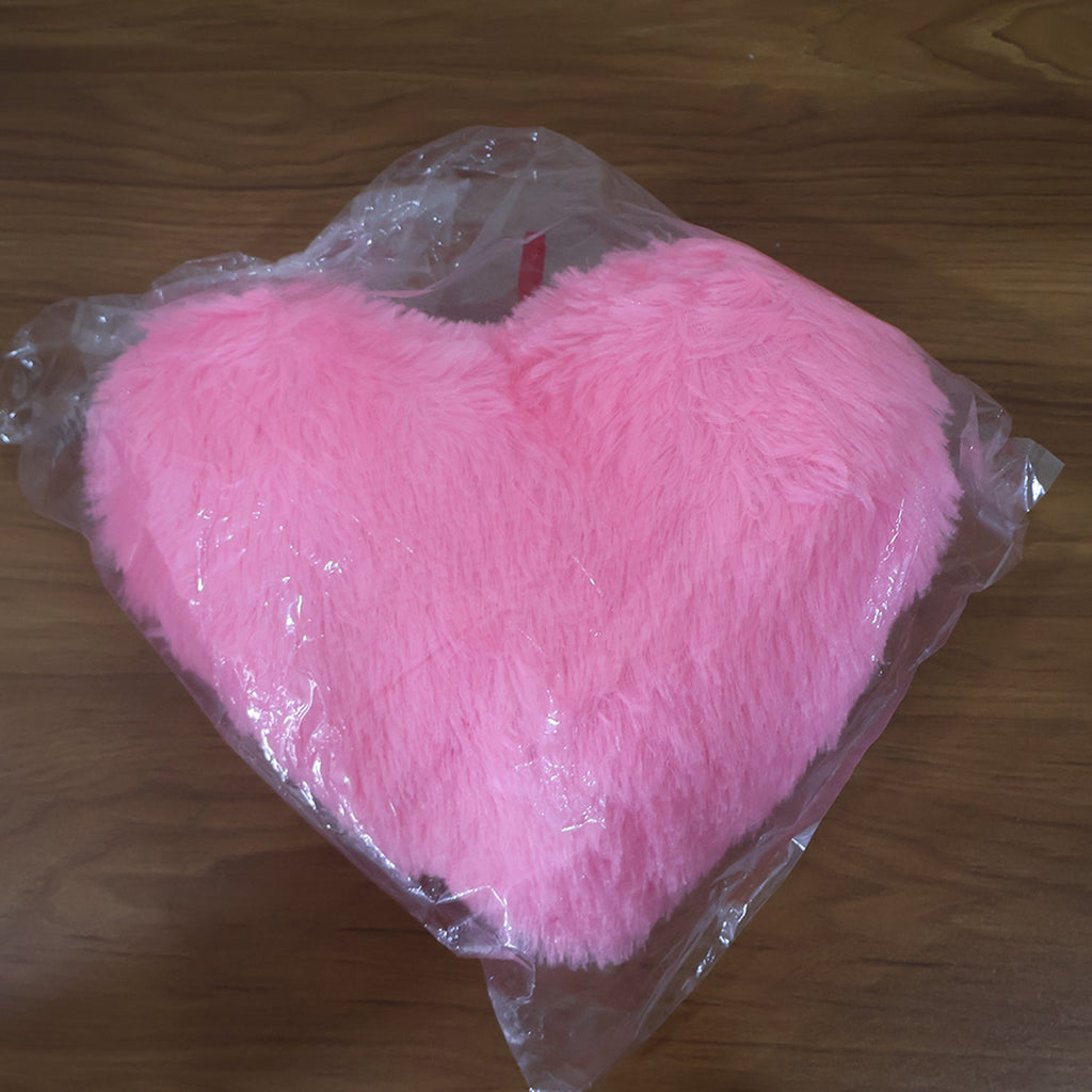 Heart Shape Plush Cushion – Soft & Romantic Love Pillow - 8