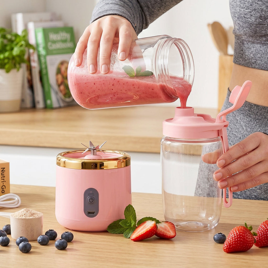 Portable Electric Juicer – Cordless & USB Rechargeable for On-the-Go - 3
