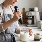 Handheld Electric Milk Frother Battery Coffee Foam Maker Whisk Mixer (1 Pc) - 3