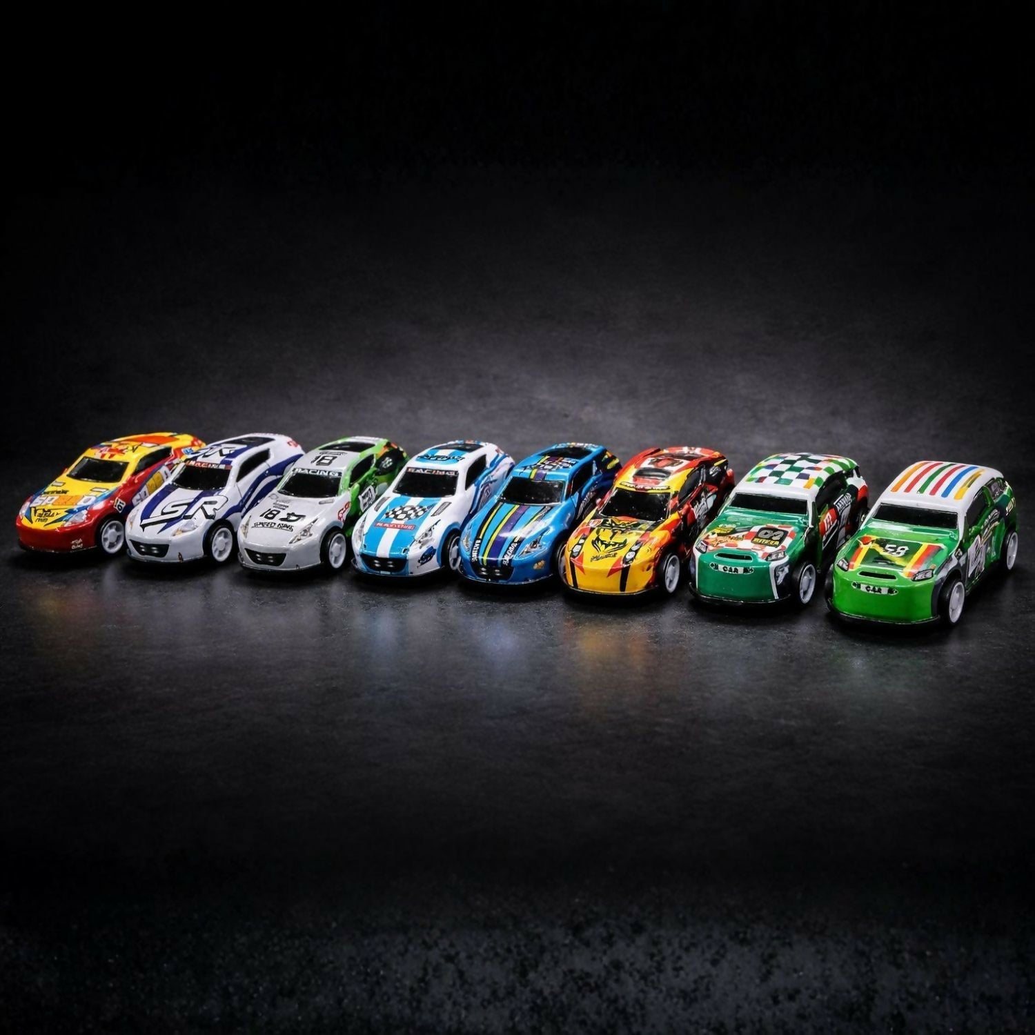 Metal Racing Cars Set – Durable Pull-Back Racing Playthings - 2