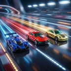 Die-Cast Racing Cars – High-Speed Mini Metal Car Set for Kids - 3