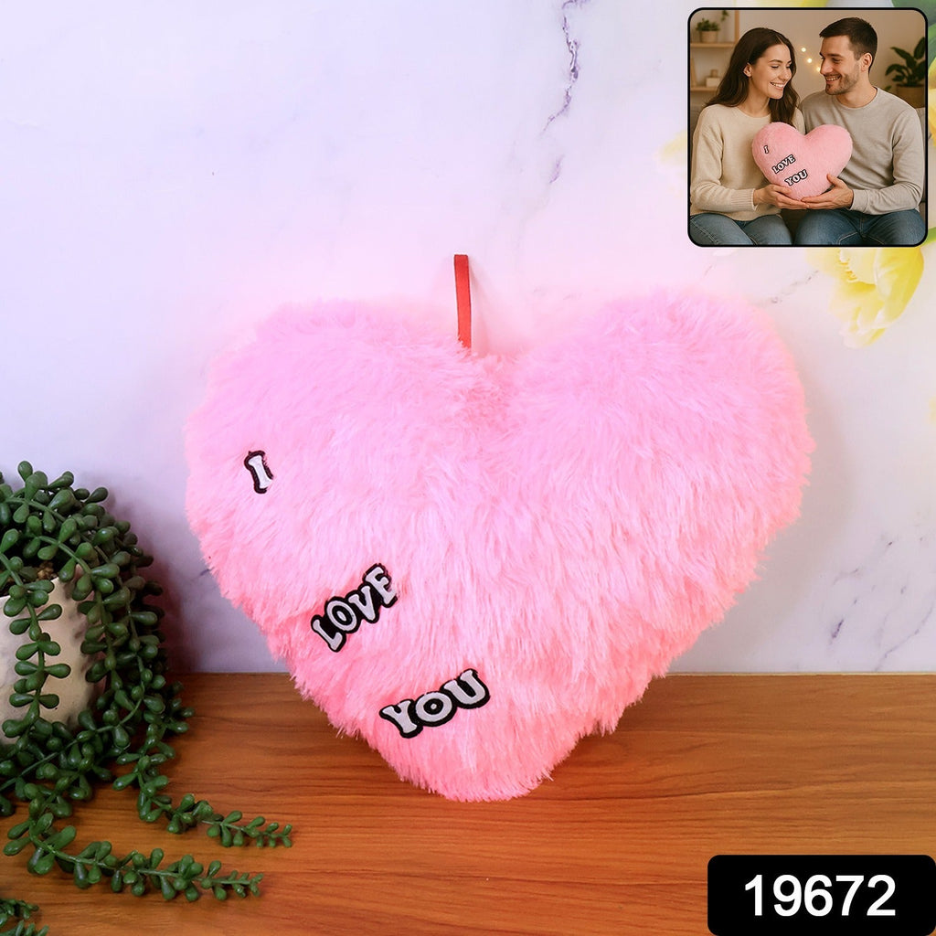 Heart Shape Plush Cushion – Soft & Romantic Love Pillow - 2