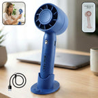 Rechargeable Mini Handheld Fan – Portable Desk & Hand Fan