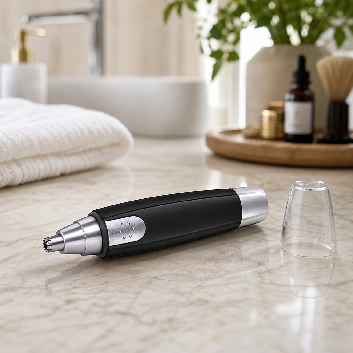 Ear & Nose Hair Trimmer – Painless, Battery-Operated | Calm & Curl - 7