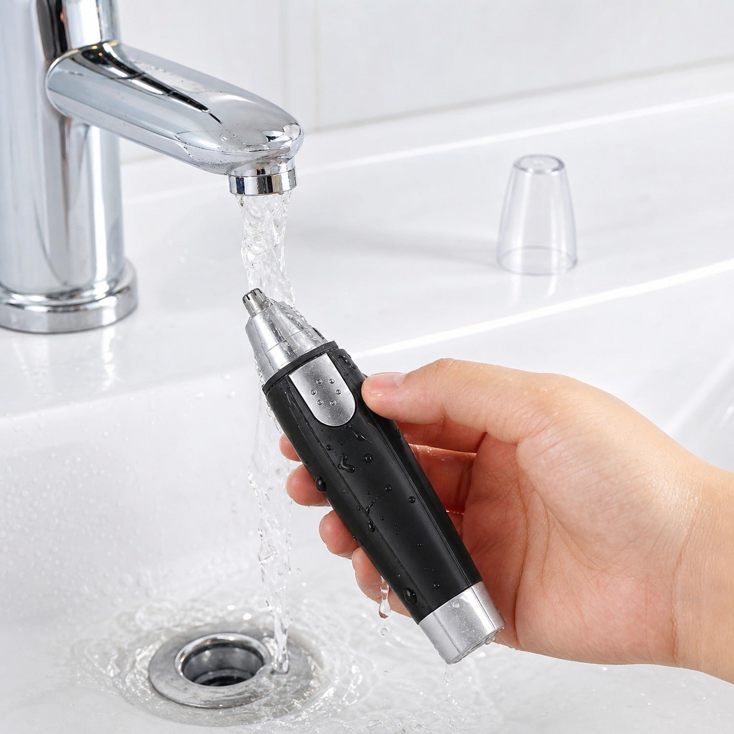 Ear & Nose Hair Trimmer – Painless, Battery-Operated | Calm & Curl - 8