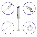 Electric Milk Frother – Handheld Wand Mixer for Coffee | Grippy - 6