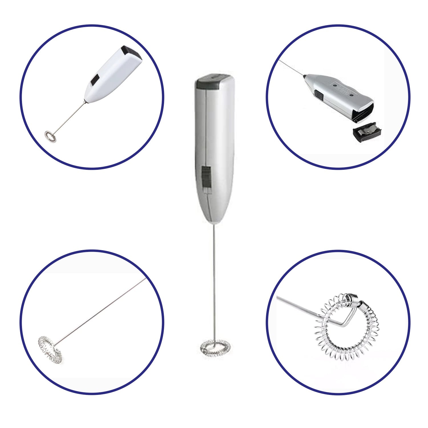 Electric Milk Frother – Handheld Wand Mixer for Coffee | Grippy - 6