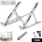 Adjustable Laptop Stand – Ergonomic Foldable Aluminum Design - 2