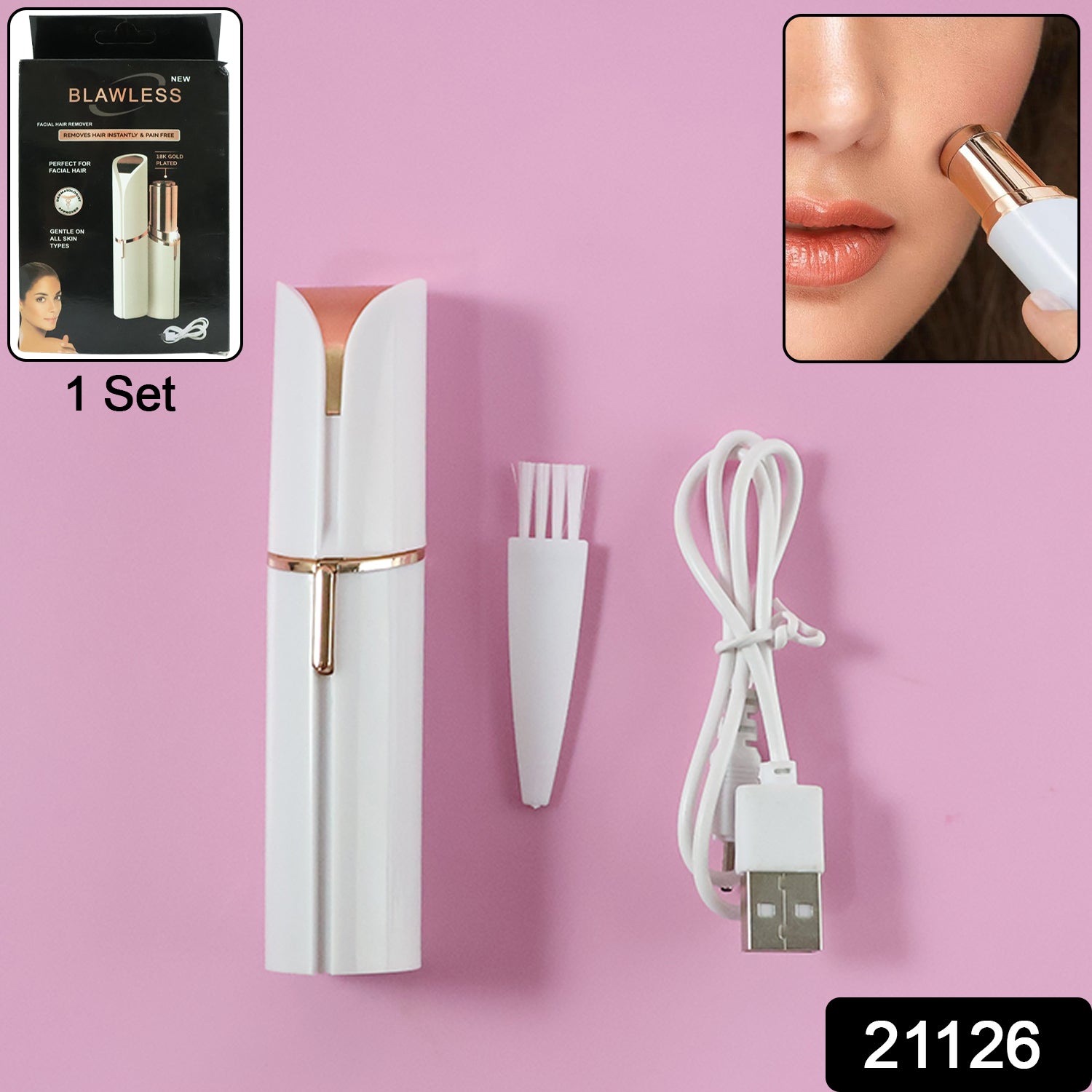 Facial Hair Remover for Women – Rechargeable & Painless Grooming - 2