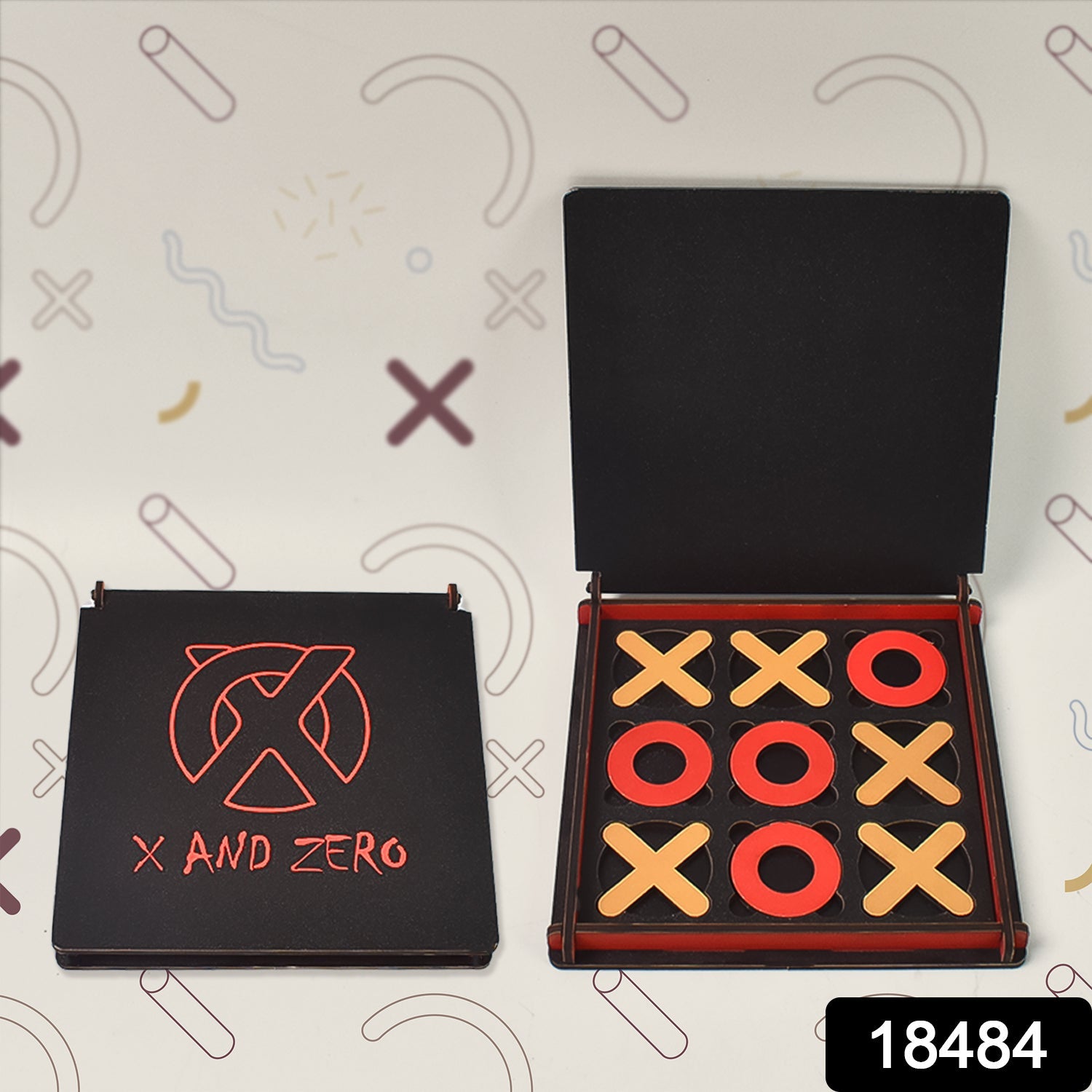 Tic Tac Toe Wooden Game – Brain-Boosting Fun for All Ages | Boardoria - 2