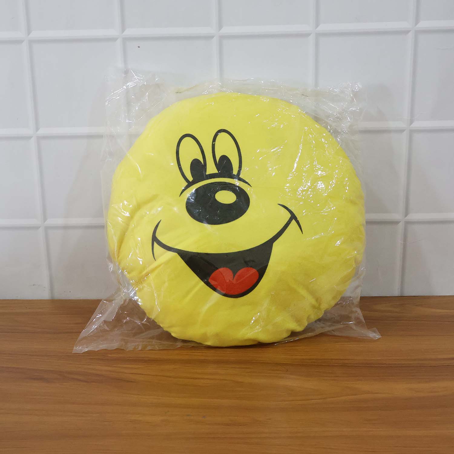 Smiley Face Plush Pillow Cushion – Soft & Cozy 30x30 cm - 8