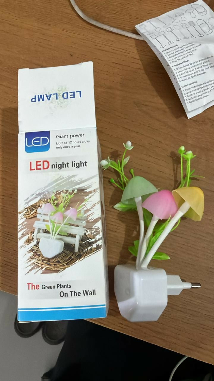 Mushroom LED Night Light – Soft Glow Plug-In Decor lamp - 6